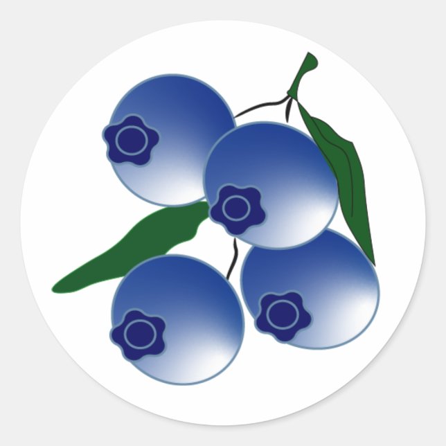 Blueberry Delight Sticker (Front)