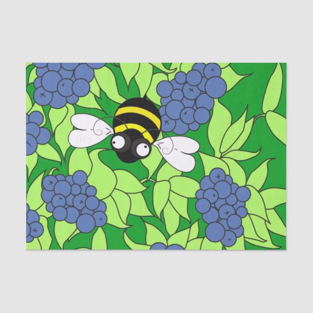 Blueberry Delight Tissue Paper (Front)
