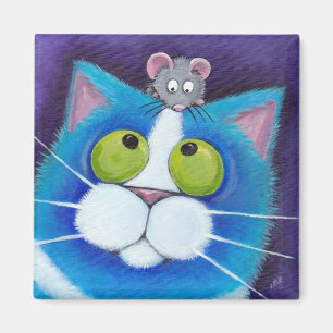 Blueberry et Wee Mousey Magnet