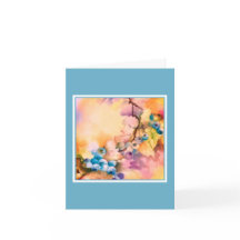 Blueberry Floral Greeting Card – Everyday Blank