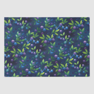 Blueberry Forest Pattern Tissue Paper