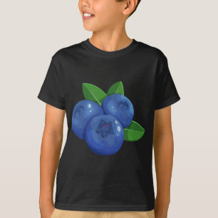 Blueberry Fruit Funny Berry Lover Eater Graphic T-Shirt