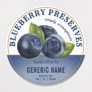 Blueberry Fruit   Jam Jar Canning