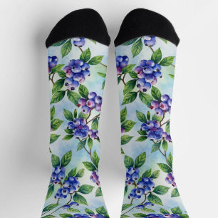 Blueberry Fruit Socks