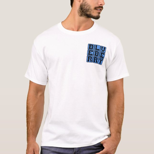 Blueberry, Fruit T-Shirt (Front)