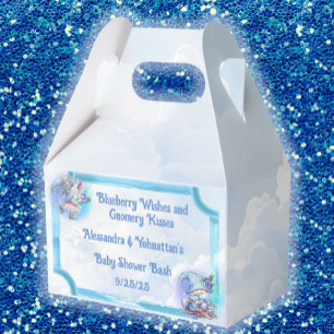 Blueberry Gnome Baby Boy Shower Favour Box