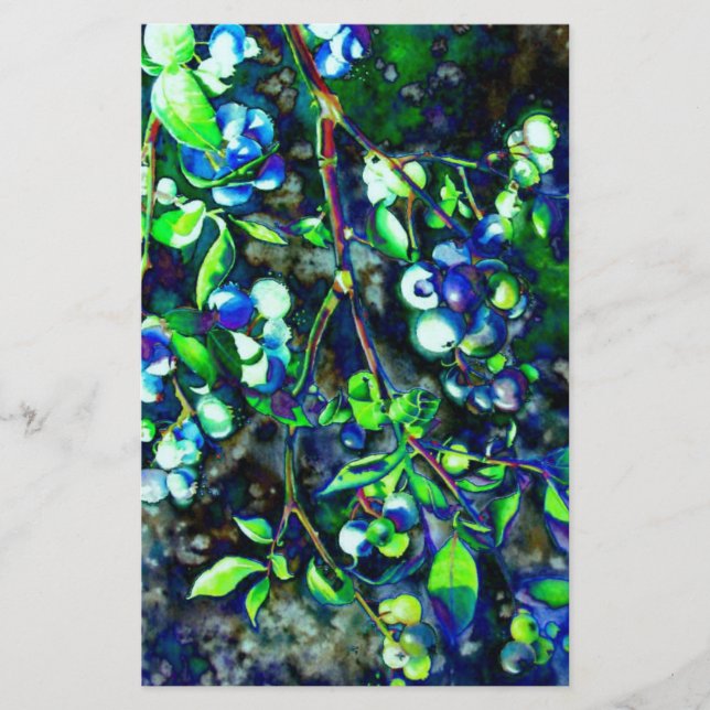 Blueberry - green hue (Front)