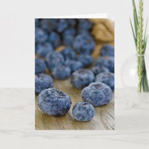 Blueberry Happy Birthday Card