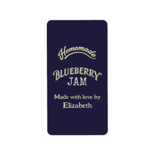 Blueberry Jam Label