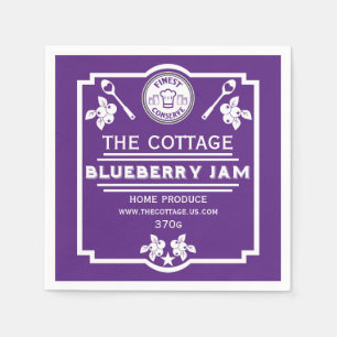 Blueberry Jam Seller Napkin