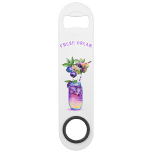 Blueberry Juice Cool Drink Bottle Opener Bar Key