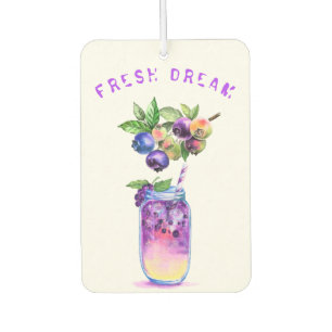 Blueberry Juice Cool Drink Fruits Air Freshener