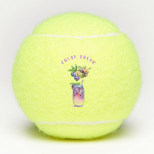 Blueberry Juice Cool Drink Fruits Tennis Balls