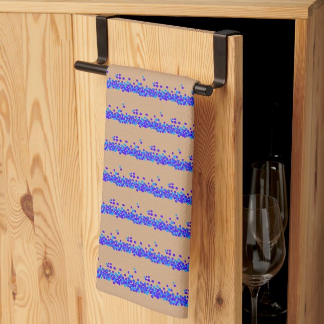 BLUEBERRY kitchen towel | m3galleryStudio (Thirds Fold)