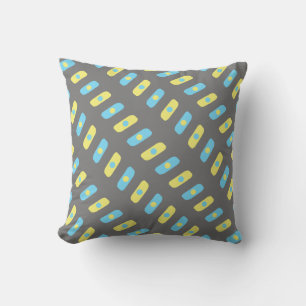 Blueberry Lemon Throw Pillow