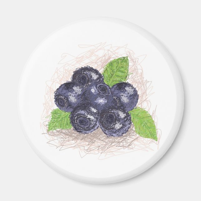 blueberry magnet (Front)
