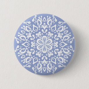 Blueberry Mandala 2 Inch Round Button