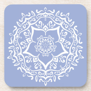 Blueberry Mandala Coaster