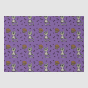 Blueberry Muffin Bloop Cat Pattern  Tissue Paper