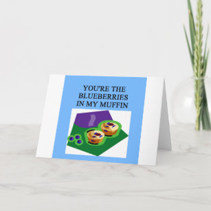 blueberry muffin lovers holiday card