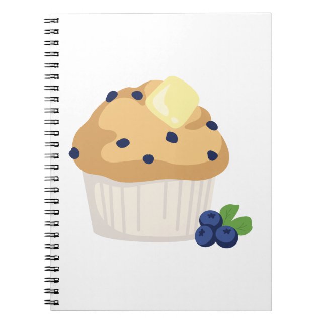 Blueberry Muffin Notebook (Front)