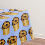 Blueberry Muffin Pastry Breakfast Brunch Tablecloth<br><div class="desc">Tablecloth features an original marker illustration of a delicious blueberry muffin. Ideal for a breakfast nook,  brunch,  or decorating a kitchen or bakery.

Don't see what you're looking for? Need help with customization? Contact Rebecca to have something designed just for you.</div>