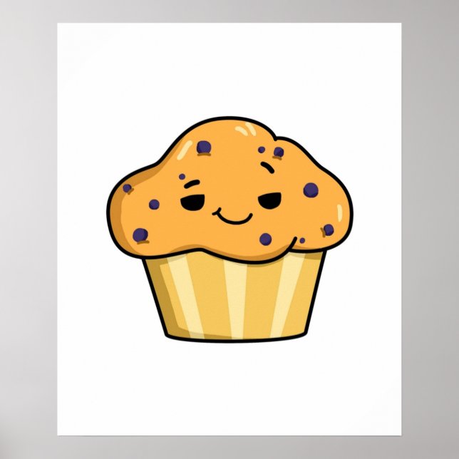Blueberry Muffin Poster (Front)