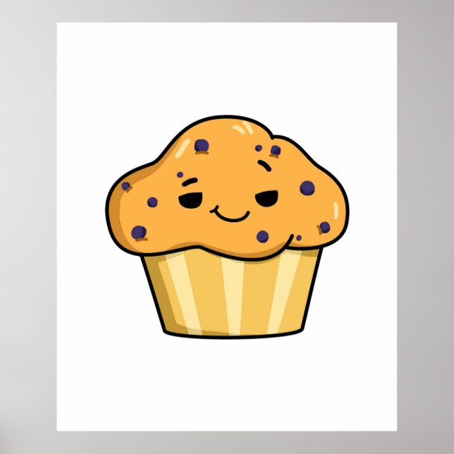 Blueberry Muffin Poster (Front)