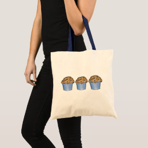 Blueberry Muffins Blue Breakfast Food Bakery Tote Bag