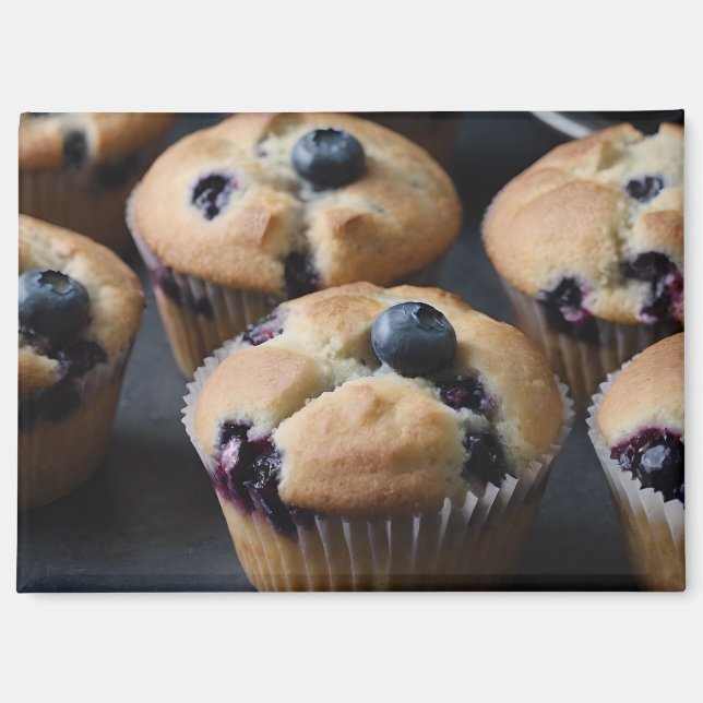 Blueberry Muffins Magnet (Front)