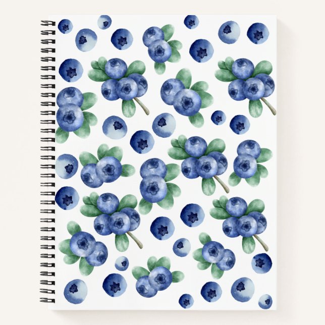 blueberry notebook (Front)