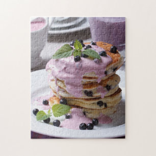 Blueberry Pancakes Jigsaw Puzzle