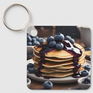 Blueberry Pancakes Keychain