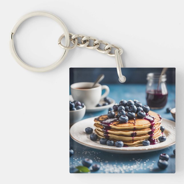 Blueberry Pancakes Keychain (Front)