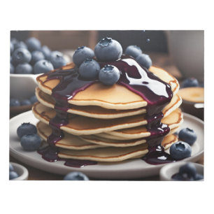 Blueberry Pancakes Notepad
