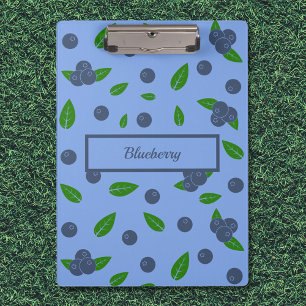 Blueberry pattern Clipboard