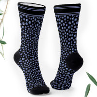 Blueberry Pattern Personalized Name Black Blue