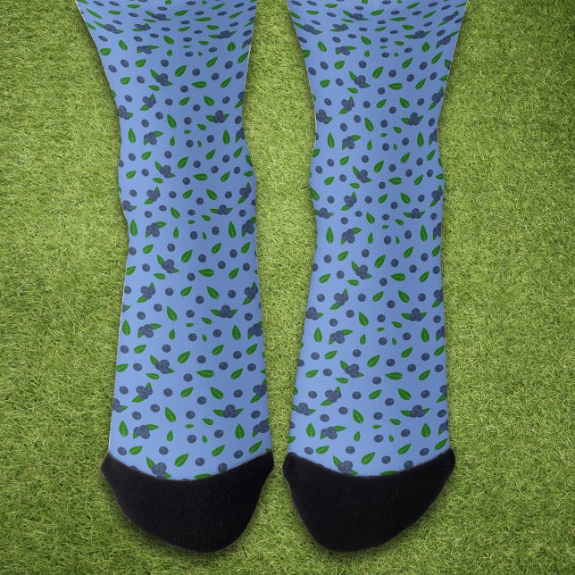Blueberry Pattern Socks (Blueberry Socks)