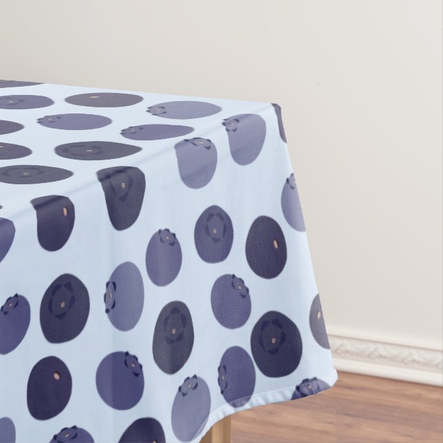 Blueberry Pattern Tablecloth (In Situ)