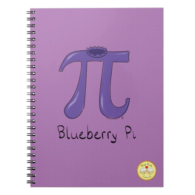 Blueberry Pi Cute Math Pi Carnet Jour (Devant)