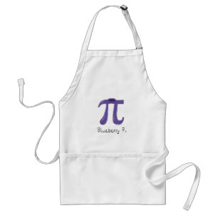 Blueberry Pi Cute Math Pi Day Pie Baking Apron