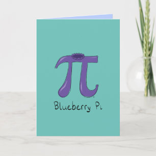 Blueberry Pi Greeting Card