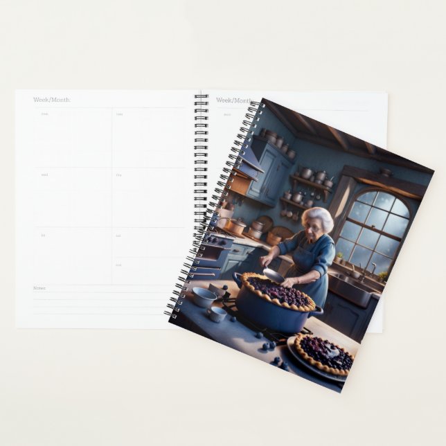 Blueberry Pie Calendar Planner (Display)
