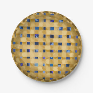 Blueberry Pie Homemade Picnic Fourth of July Paper Plate