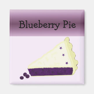 Blueberry Pie Magnet