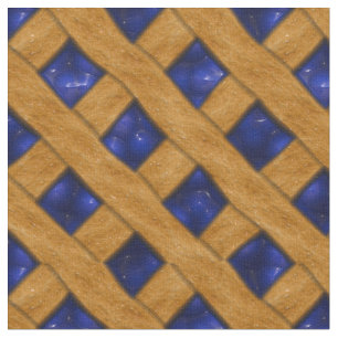 Blueberry Pie Pattern for Bakers Fabric