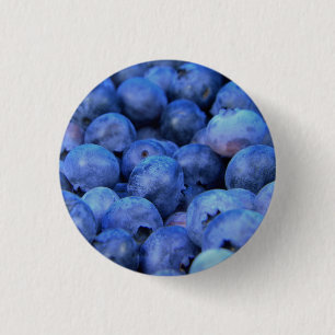 blueberry pile 1 inch round button