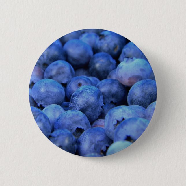 blueberry pile 2 inch round button (Front)
