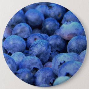blueberry pile 6 inch round button