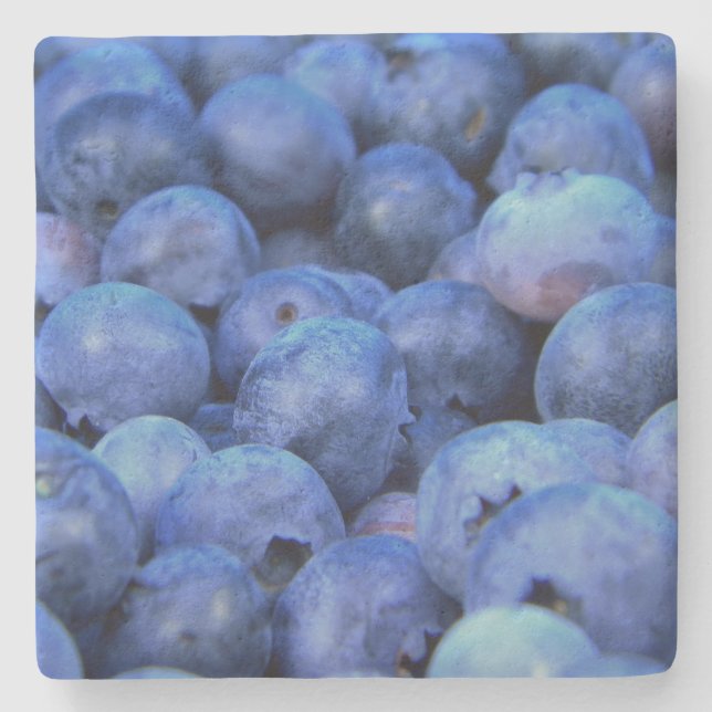 blueberry pile stone coaster (Front)